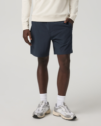 Navy Linen Texture
