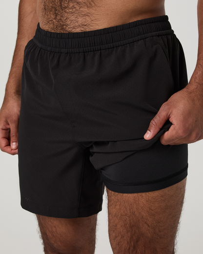 Kore Breathe Short Lined 7" | Black