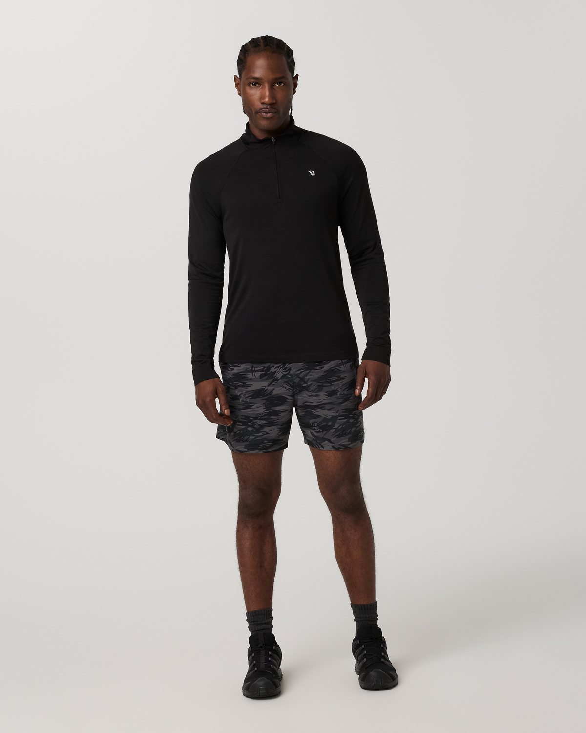 Banks Session Short Unlined 5" | Black Riptide Camo