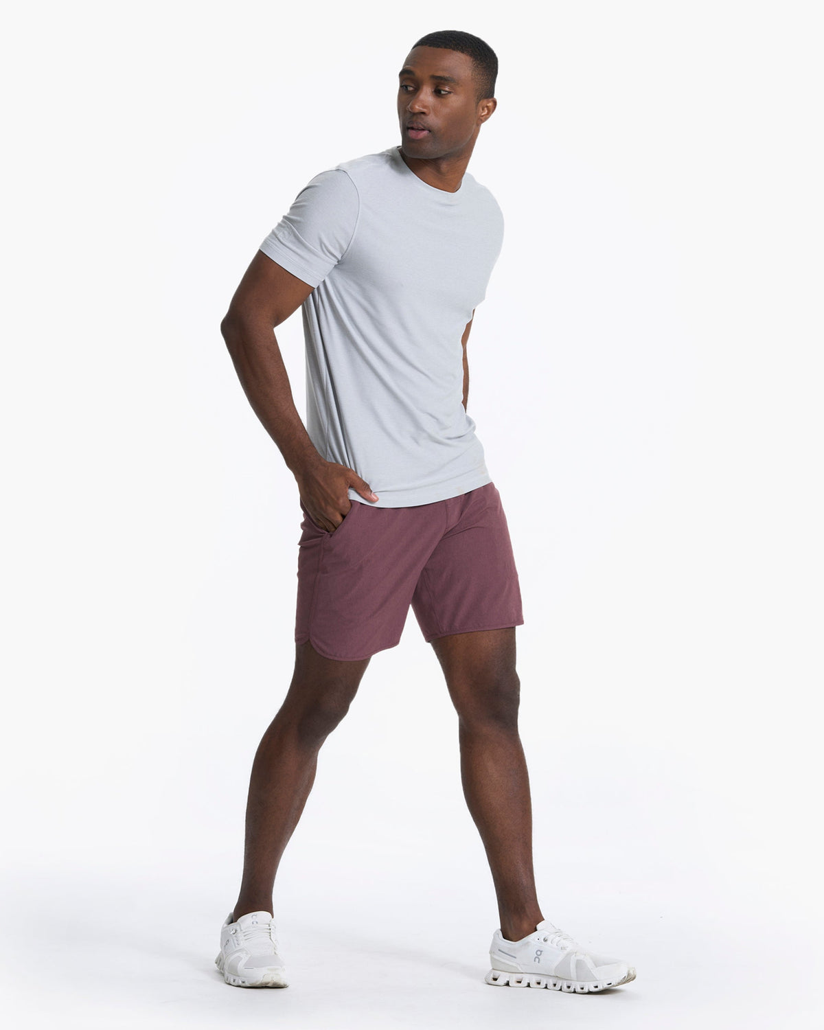 Banks Short Unlined 7" | Chestnut Linen Texture