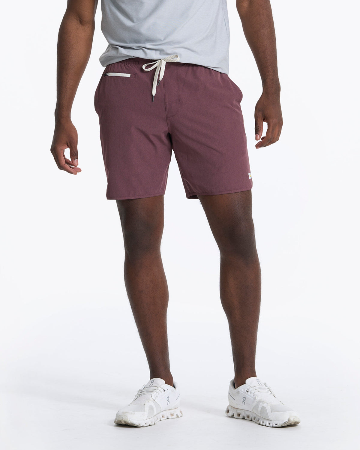Banks Short Unlined 7" | Chestnut Linen Texture
