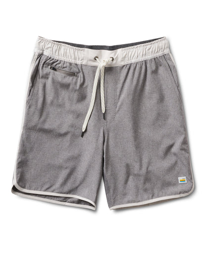 Banks Short Unlined 7" | Grey Engineered Stripe