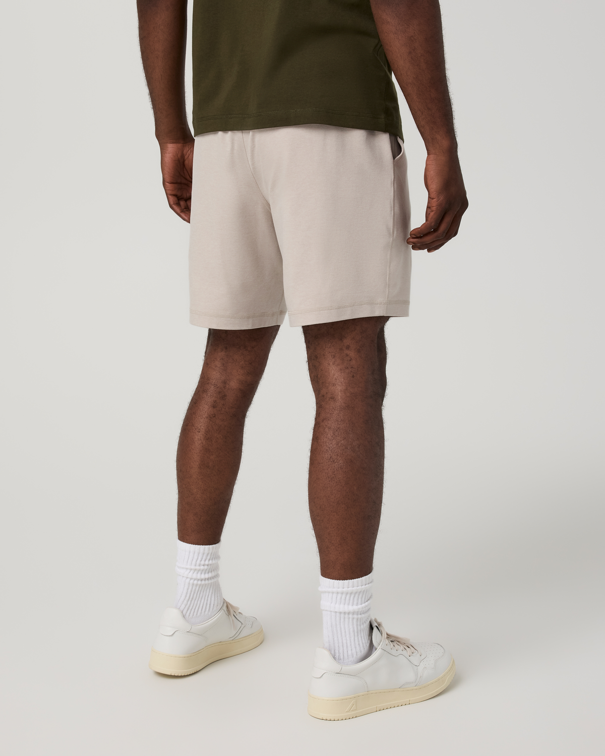 Ponto Performance Short 7" | Ecru Heather
