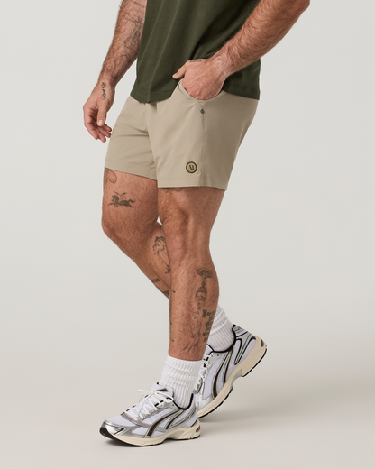 Kore Short Lined 5" | Biscotti Tonal