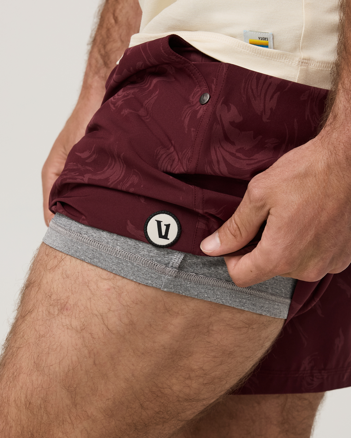 Kore Short Lined 5" | Fig Seahorse