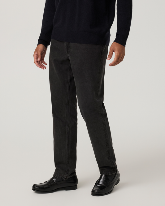 Vuori Vintage Jean Classic Fit 30" | Black Wash Denim