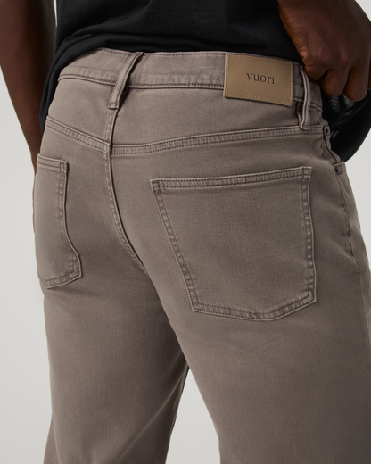 Benton Stretch Twill Pant Athletic Slim Fit 32" | Smokey Taupe
