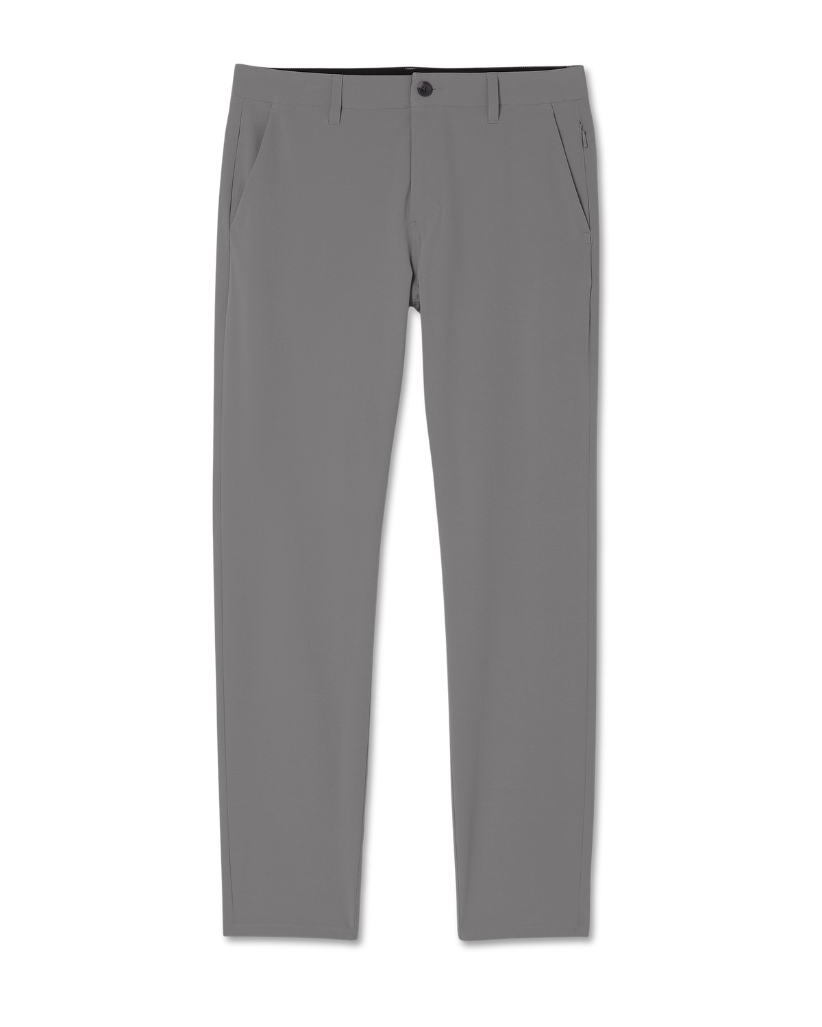 Aim Trouser Athletic Slim Fit 30" | Gull Grey Linen Texture