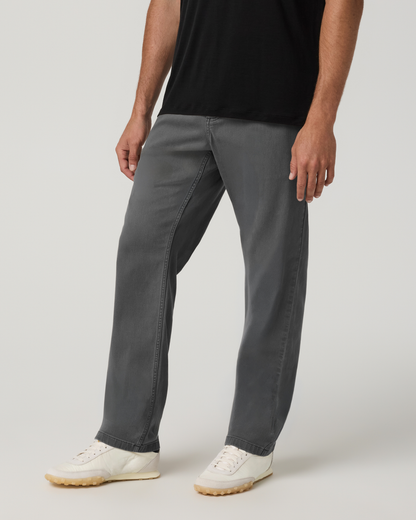 Benton Twill Elastic Waist Pant Relaxed Fit 30" | Dark Pewter