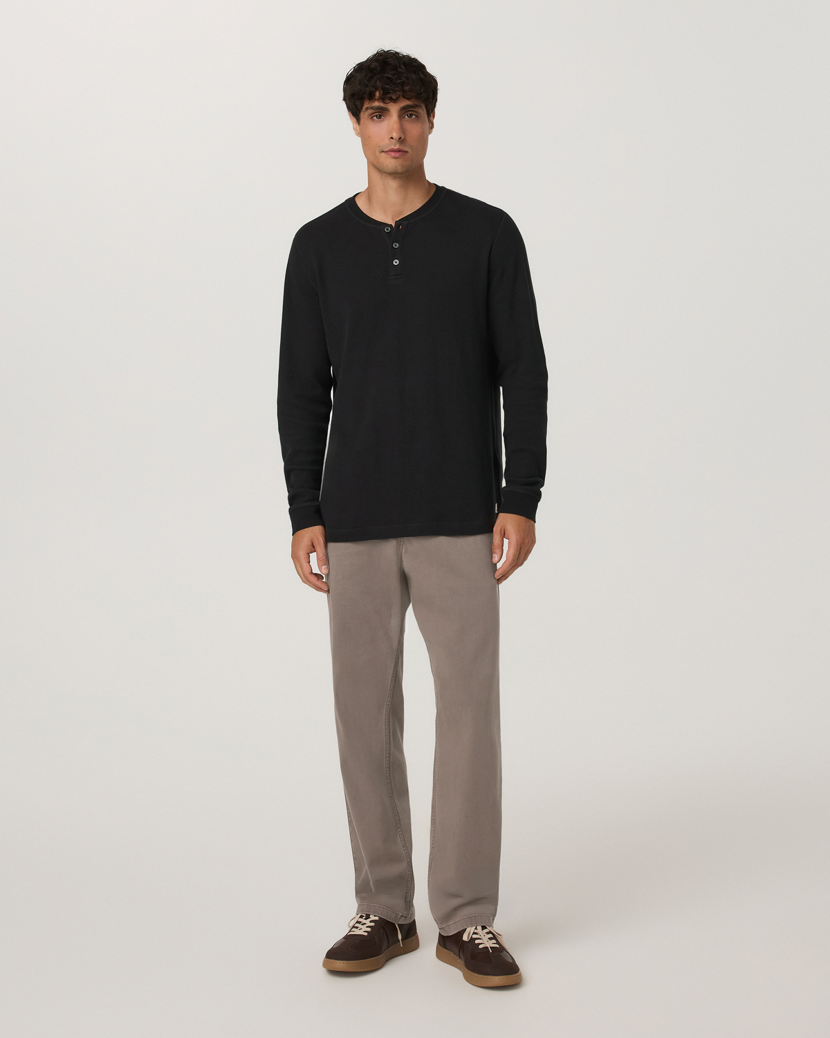 Benton Twill Elastic Waist Pant Relaxed Fit 30" | Smokey Taupe