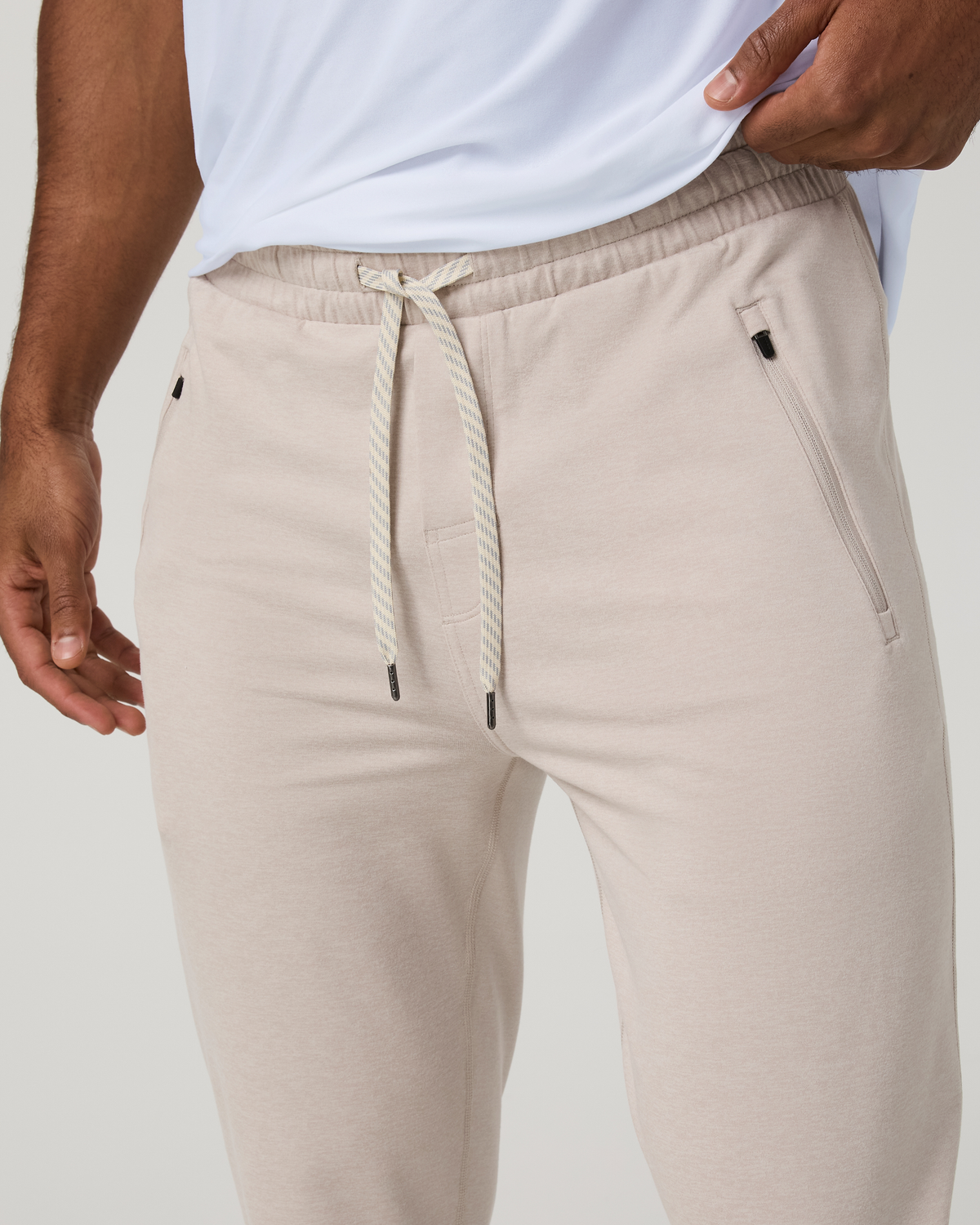 Ponto Performance Jogger | Ecru Heather