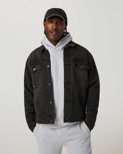 Vuori Denim Jacket | Black Wash Denim