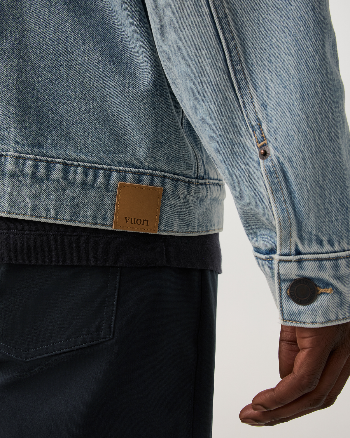 Vuori Denim Jacket | Light Wash Denim