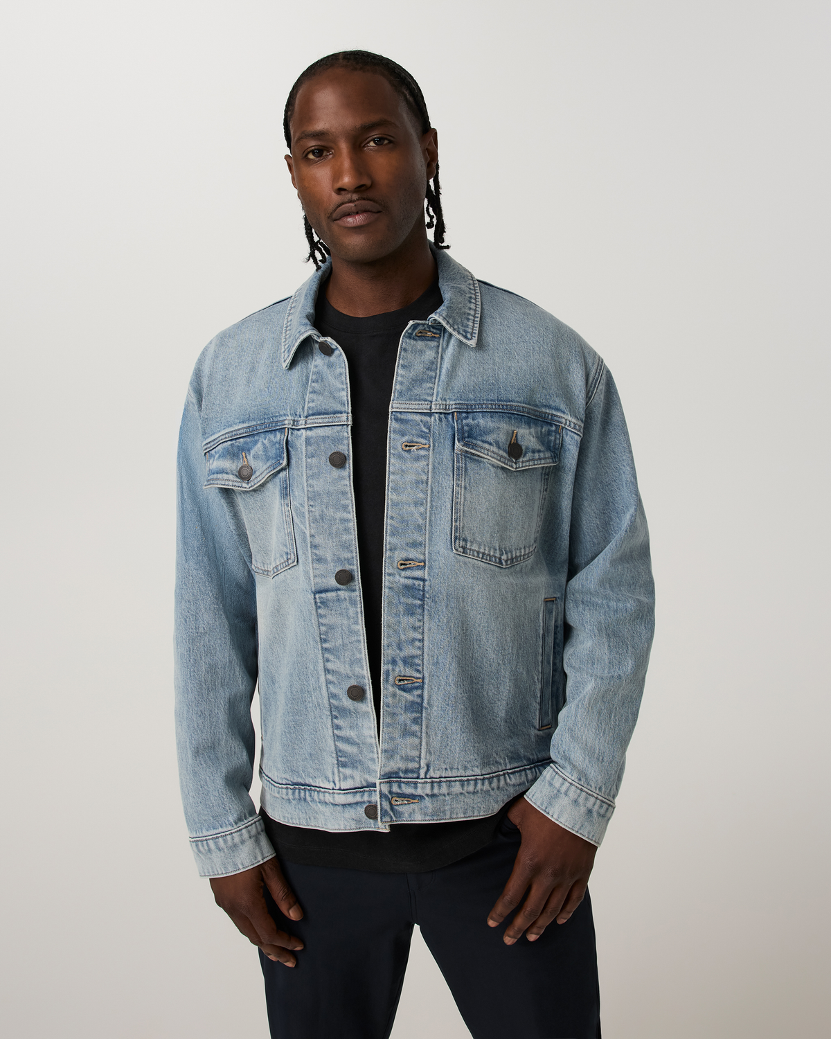 Vuori Denim Jacket | Light Wash Denim