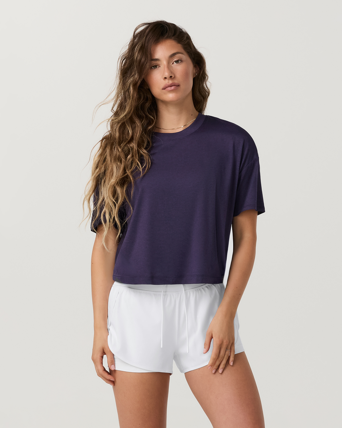 Energy Tee | Velvet Violet Heather
