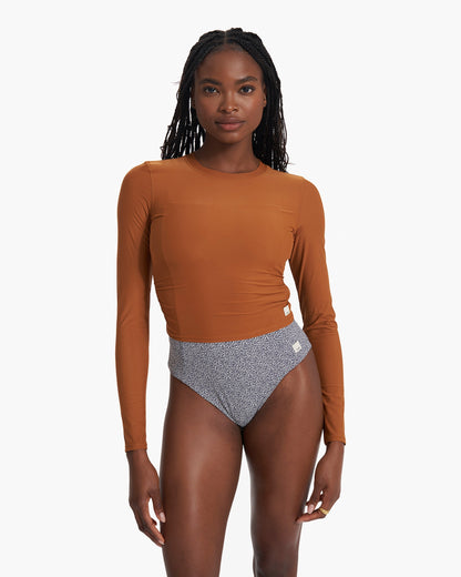 Long Sleeve Dune Crew | Turmeric