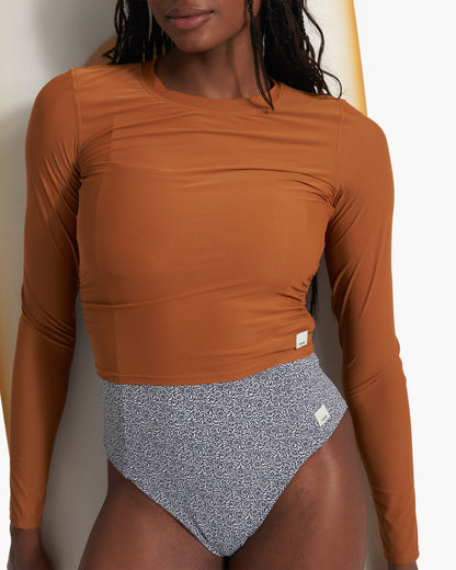 Long Sleeve Dune Crew | Turmeric