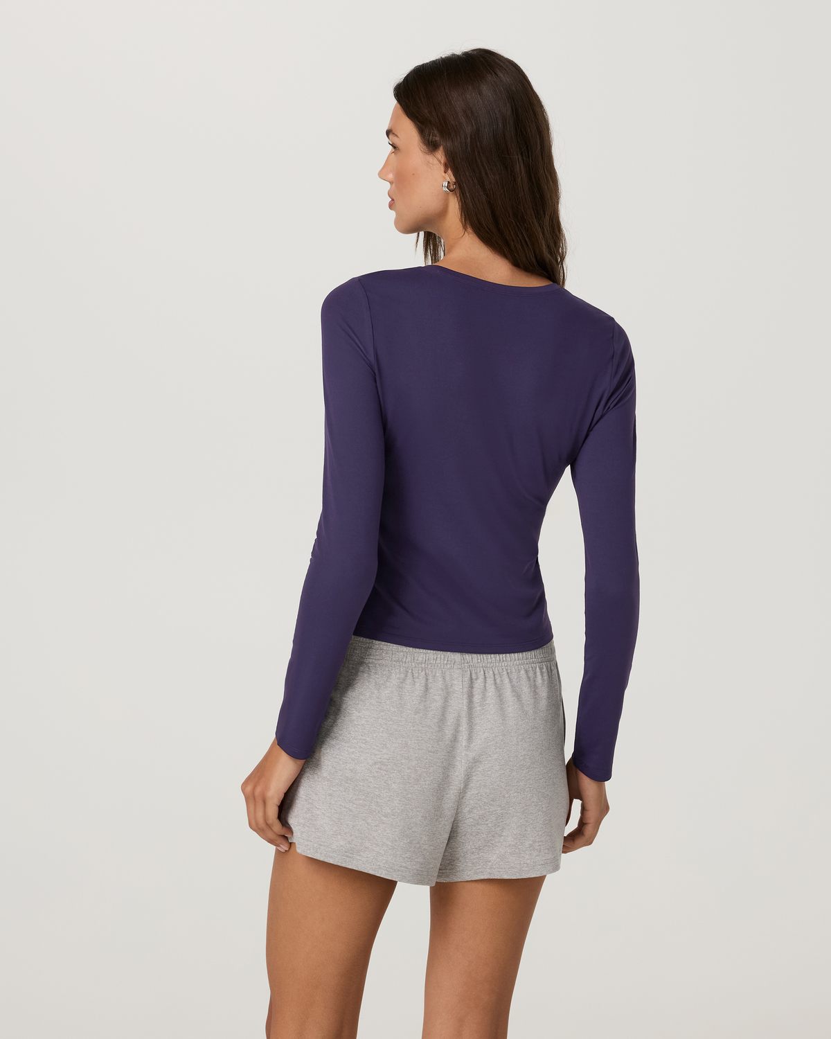 Long Sleeve Halo Essential Scoop | Velvet Violet