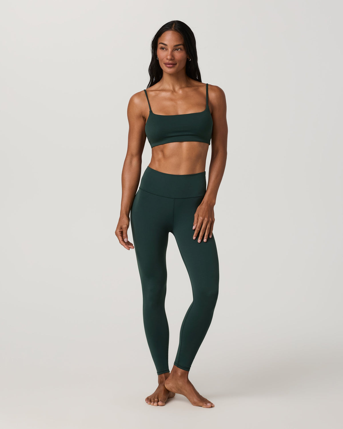 Vuori AllTheFeels™ Legging - Short | Hemlock