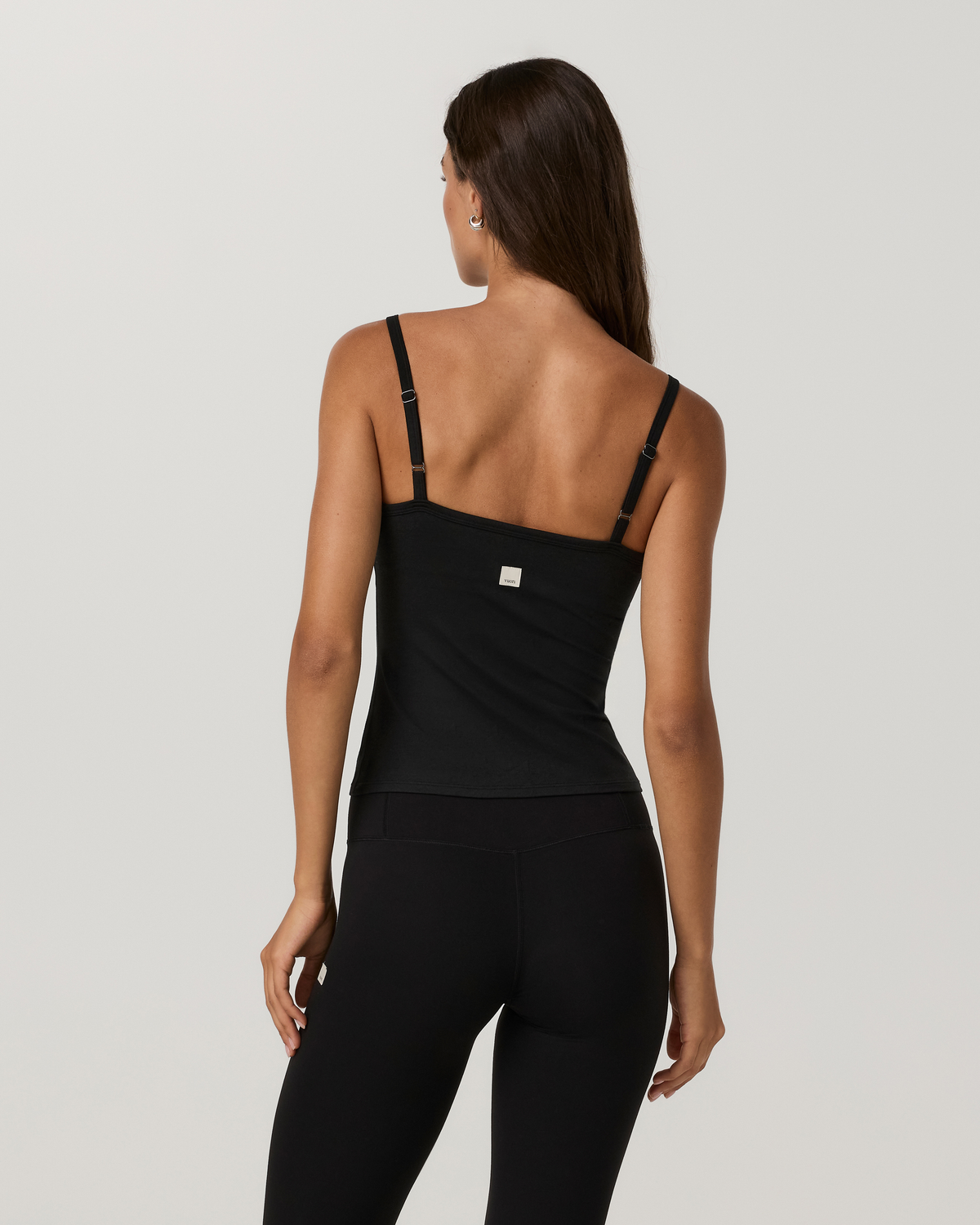 Elevation Square Neck Cami | Black Heather
