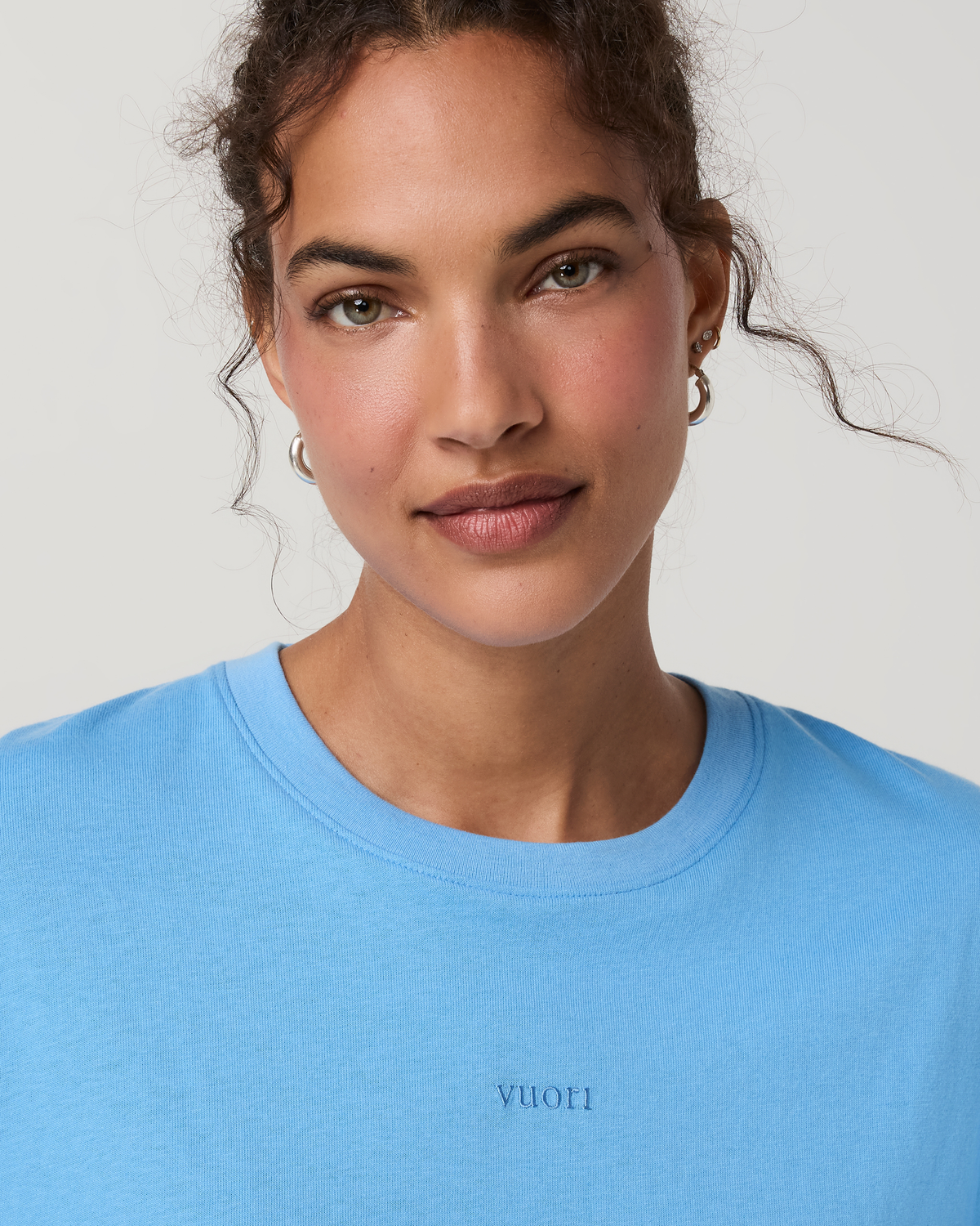 Short Sleeve Heavyweight Oversized Cotton Tee 2.0 | Oasis Blue