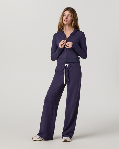 Halo Mini Full Zip Hoodie | Velvet Violet