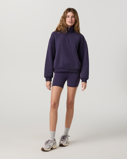 Restore Oversized Half Zip | Velvet Violet