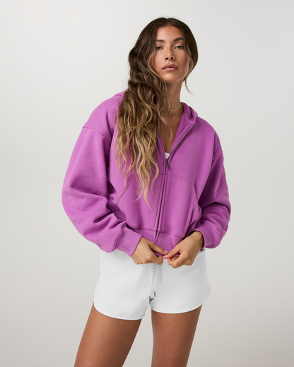 Restore Essential Full Zip Hoodie | Bloom