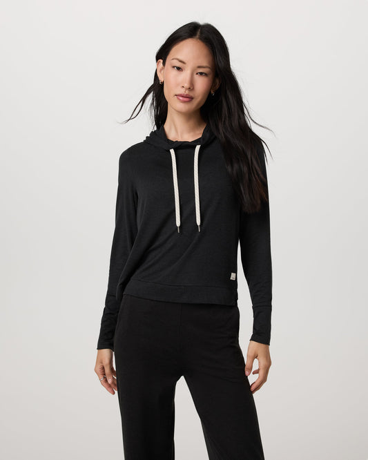 Halo Essential Hoodie | Black Heather