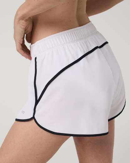 Clementine Retro Short 2.5" | White
