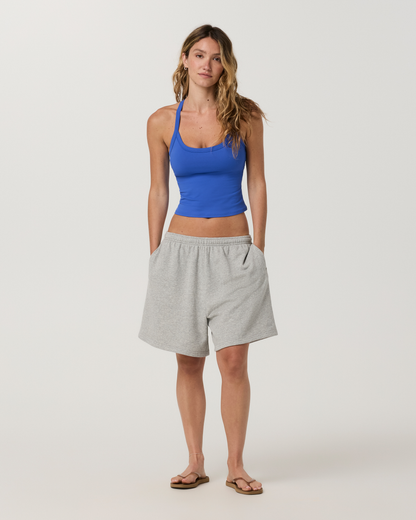 Sedona Retro Boyfriend Short | Light Heather Grey