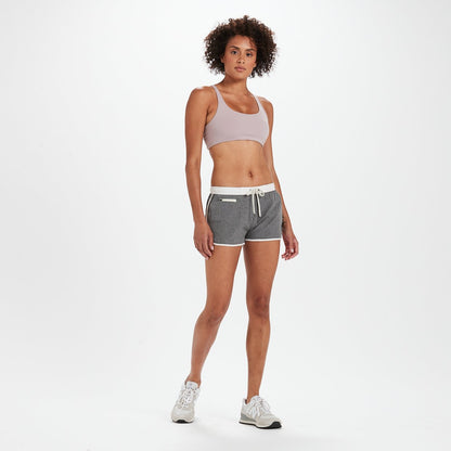 Tavi Short | Grey Linen Texture