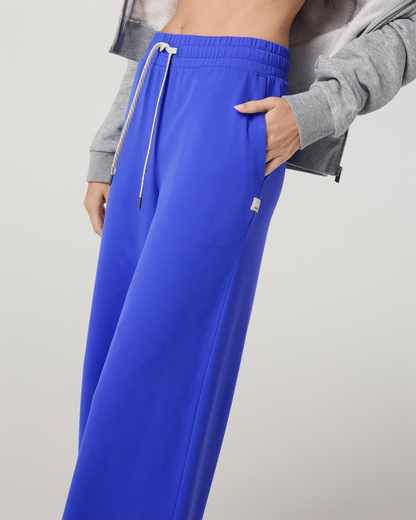 Halo Essential Wideleg Pant | Electric Blue