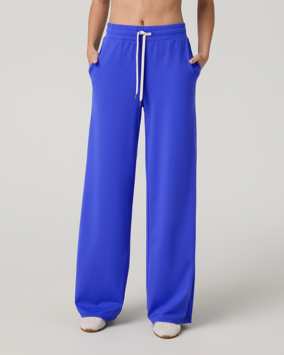 Halo Essential Wideleg Pant | Electric Blue