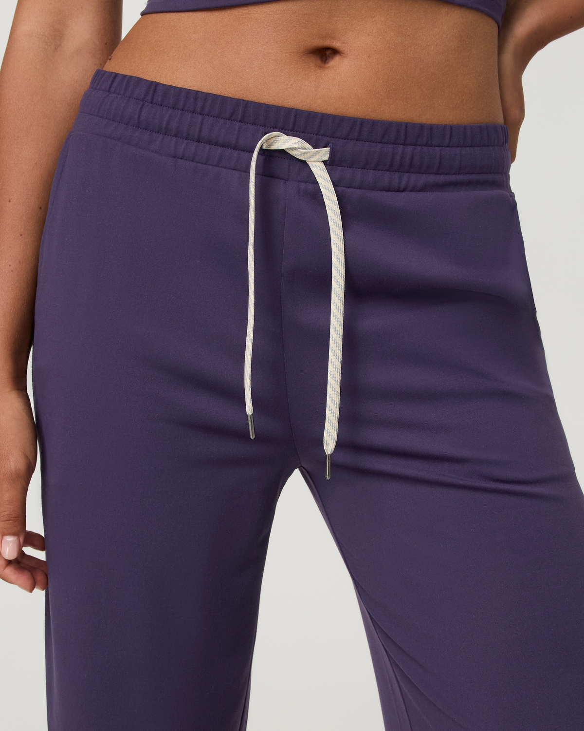 Halo Essential Wideleg Pant | Velvet Violet