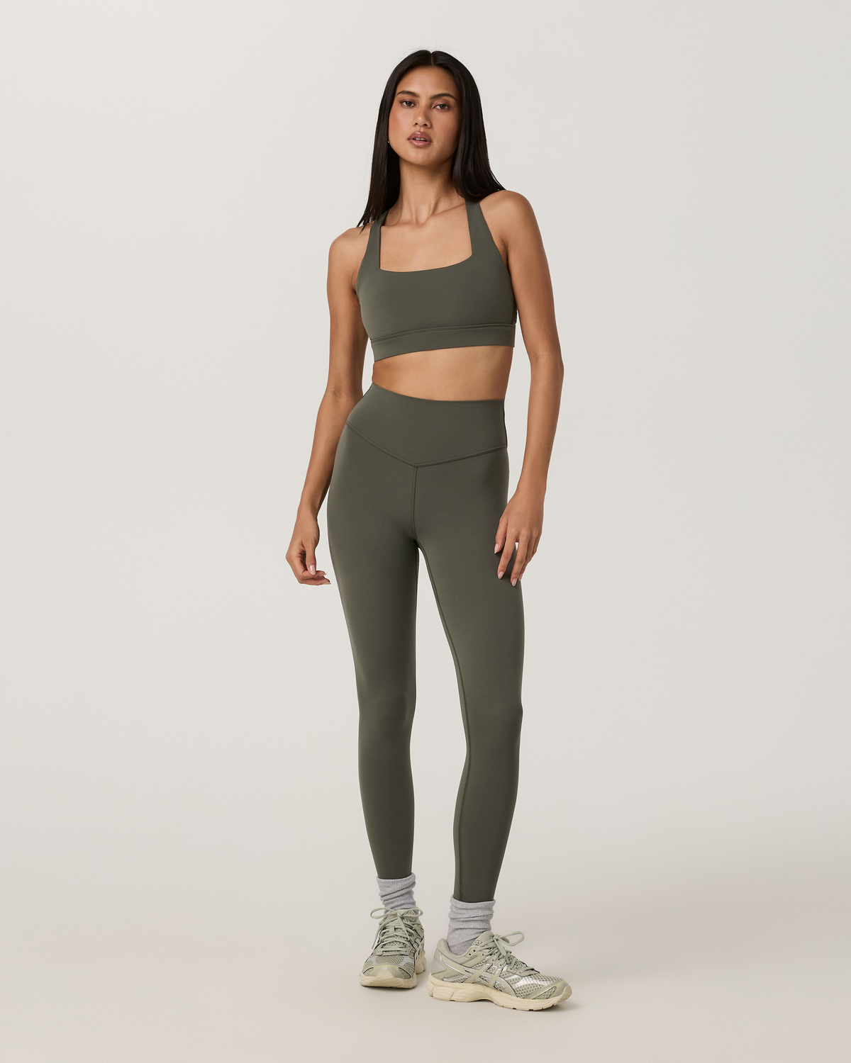 Vuori AllTheForm™ Legging - Short | Army