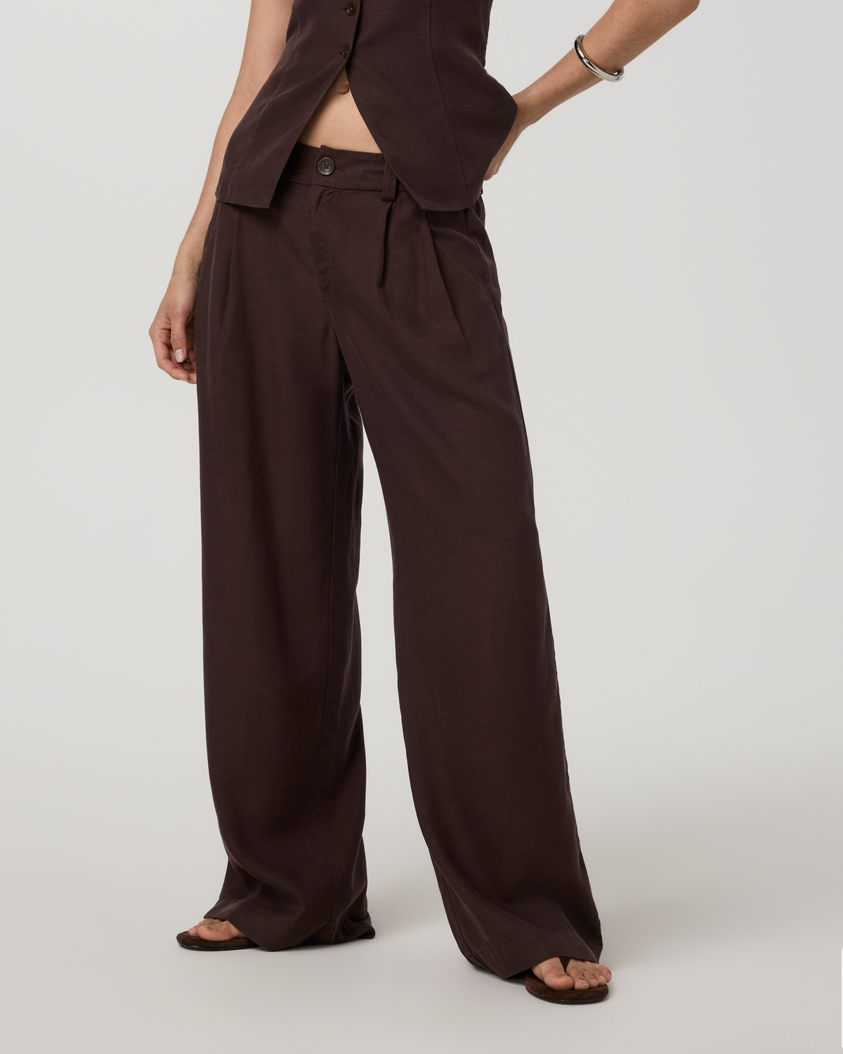 Trestles Twill Wideleg | French Roast