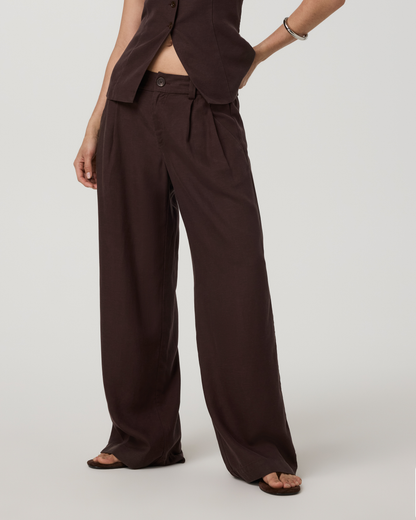 Trestles Twill Wideleg | French Roast