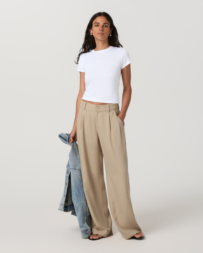 Trestles Twill Wideleg | Khaki