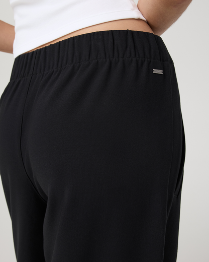 Sander Elastic Waist Trouser | Black