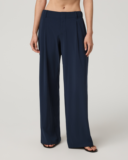 Villa Wideleg Trouser | Ink