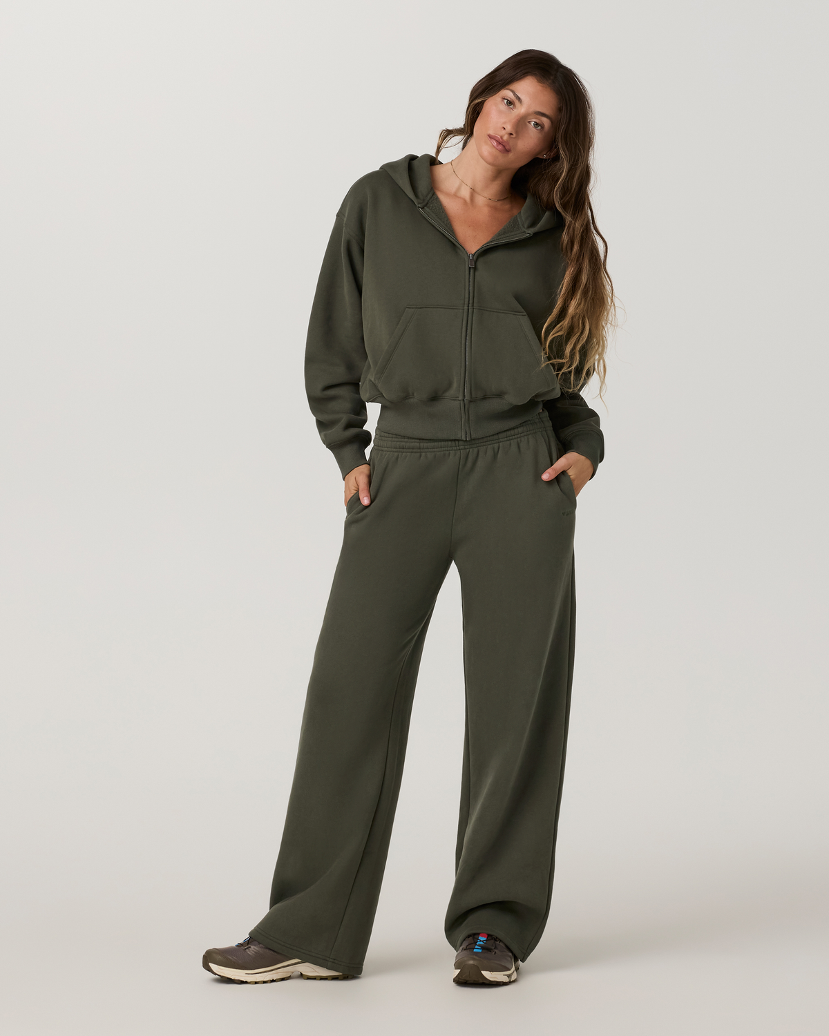 Restore Straight Leg Sweatpant - Short | Army