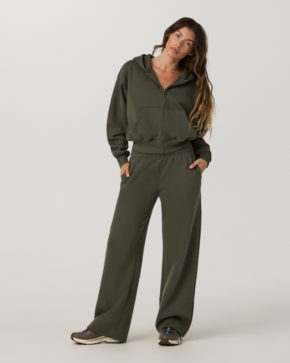 Restore Straight Leg Sweatpant - Short | Army