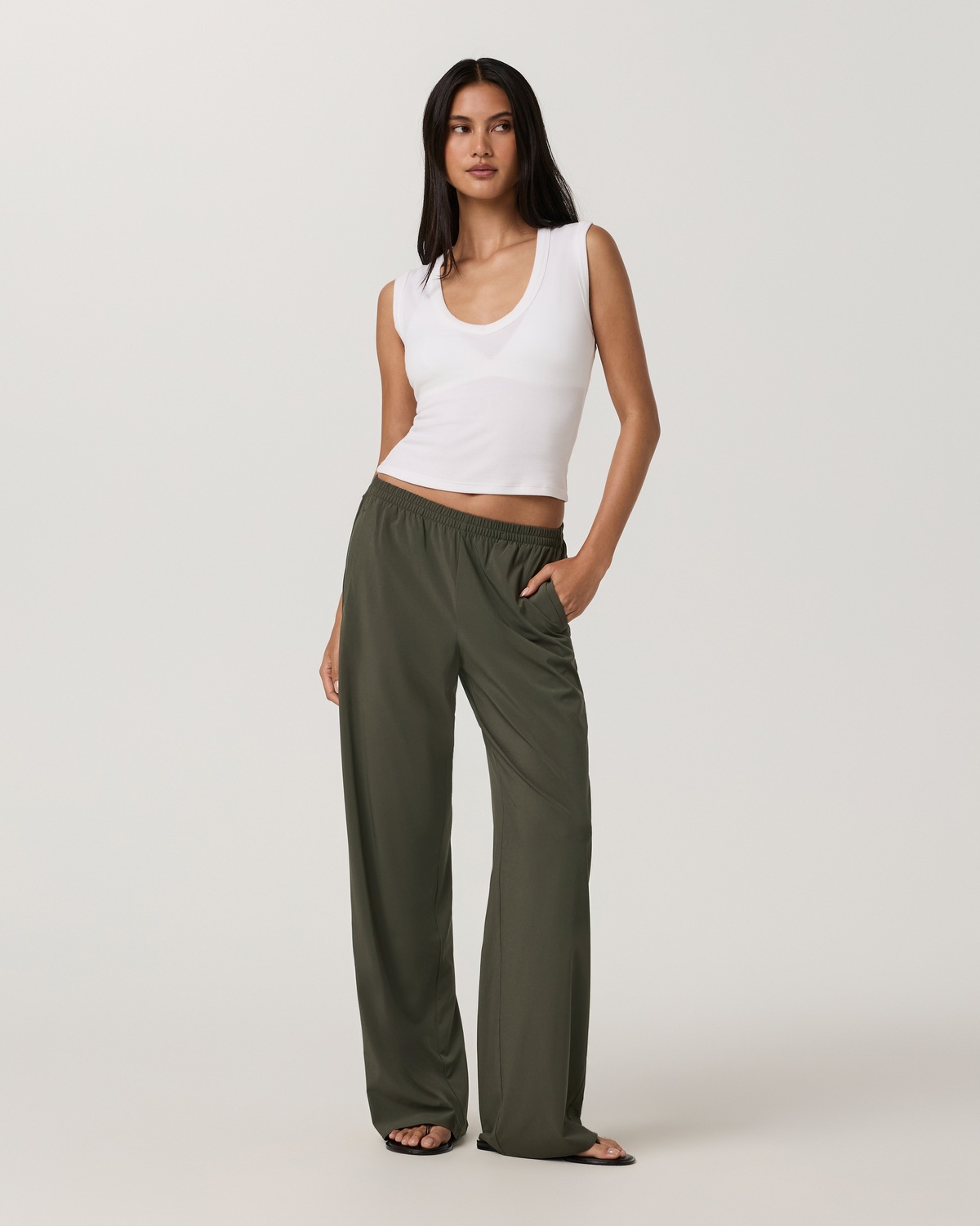 Villa Everyday Wideleg - Short | Army