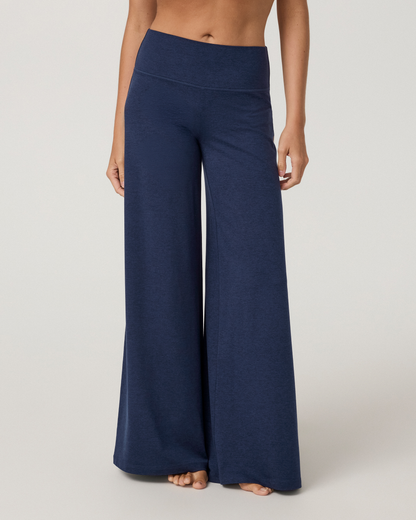 Halo Easy Wideleg Pant | Blue Coast Heather