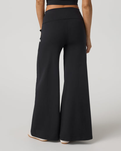 Halo Easy Wideleg Pant | Solid Black