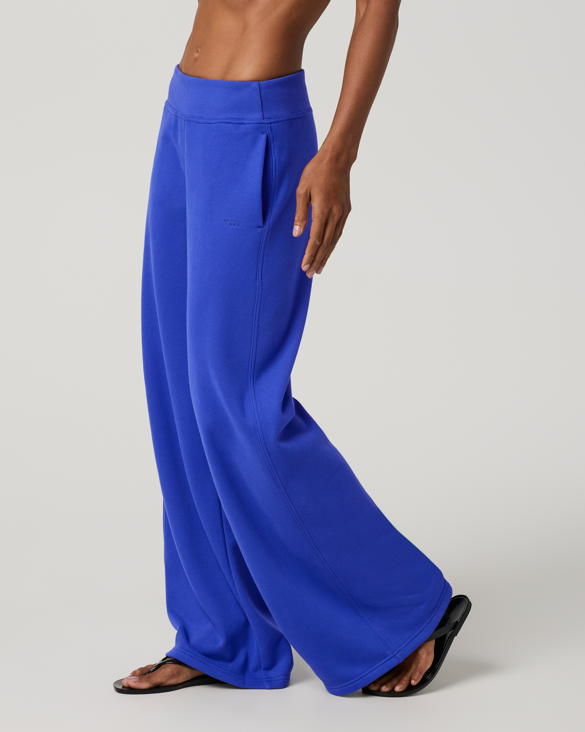 Sedona Midrise Wideleg Sweatpant | Electric Blue