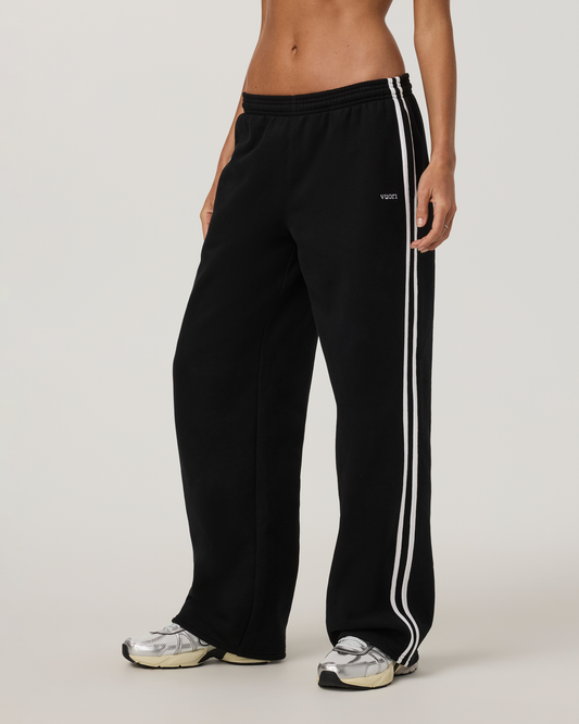 Restore Straight Leg Track Sweatpant-Short | Black