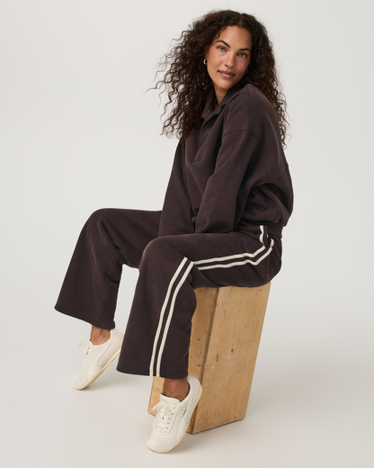 Restore Straight Leg Track Sweatpant-Long | French Roast