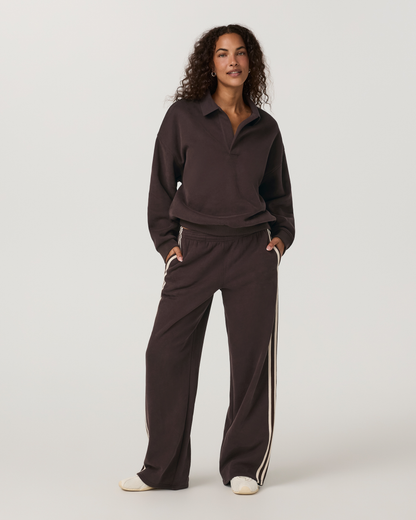 Restore Straight Leg Track Sweatpant-Short | French Roast
